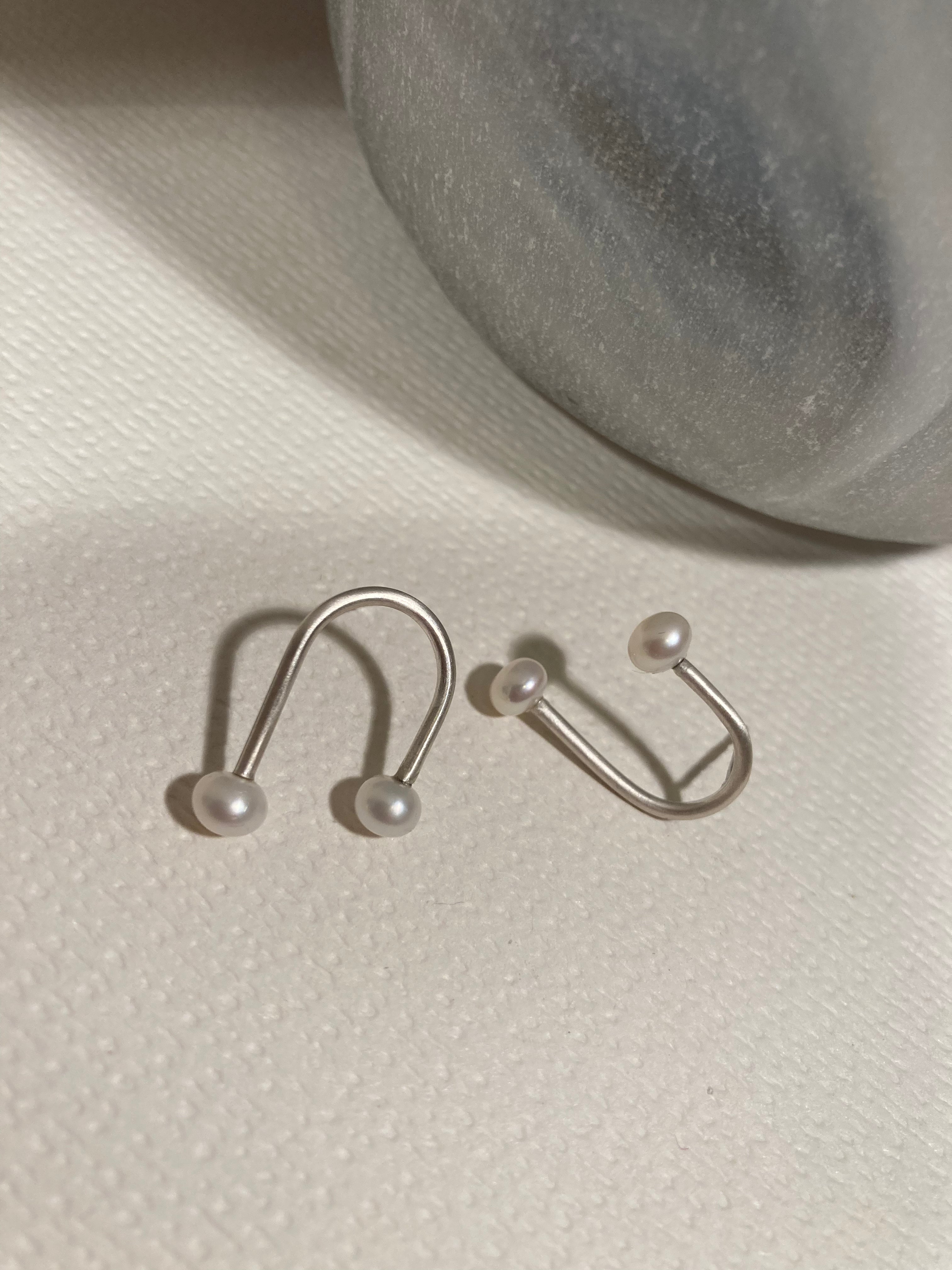 MIMI earrings with pearl