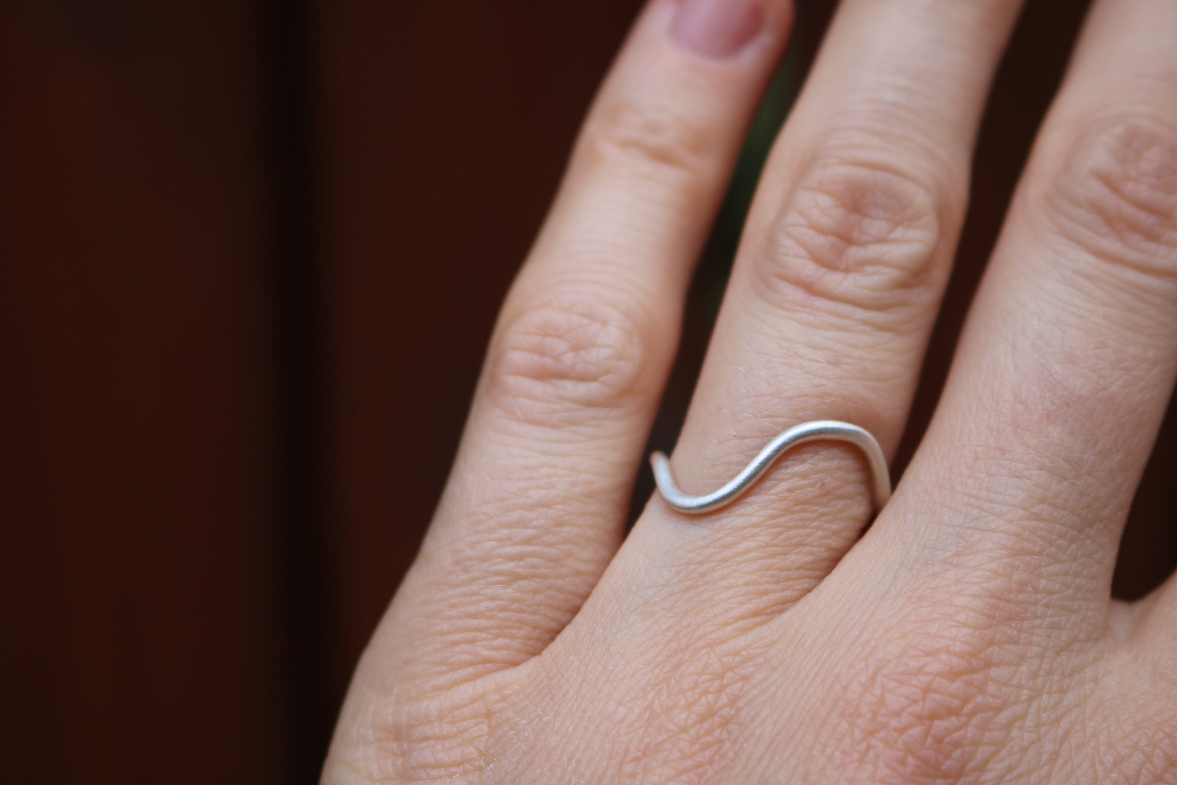FLOW ring - Simple wave ring